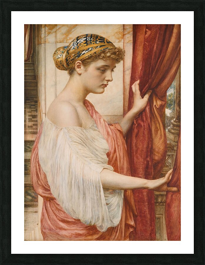 Psyche [1884] by Edward John Poynter [1836–1919] Picture Frame print