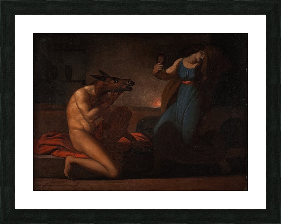 The Metomorphosis Of Lucius by C.F. Høyer [1775–1855] Picture Frame print