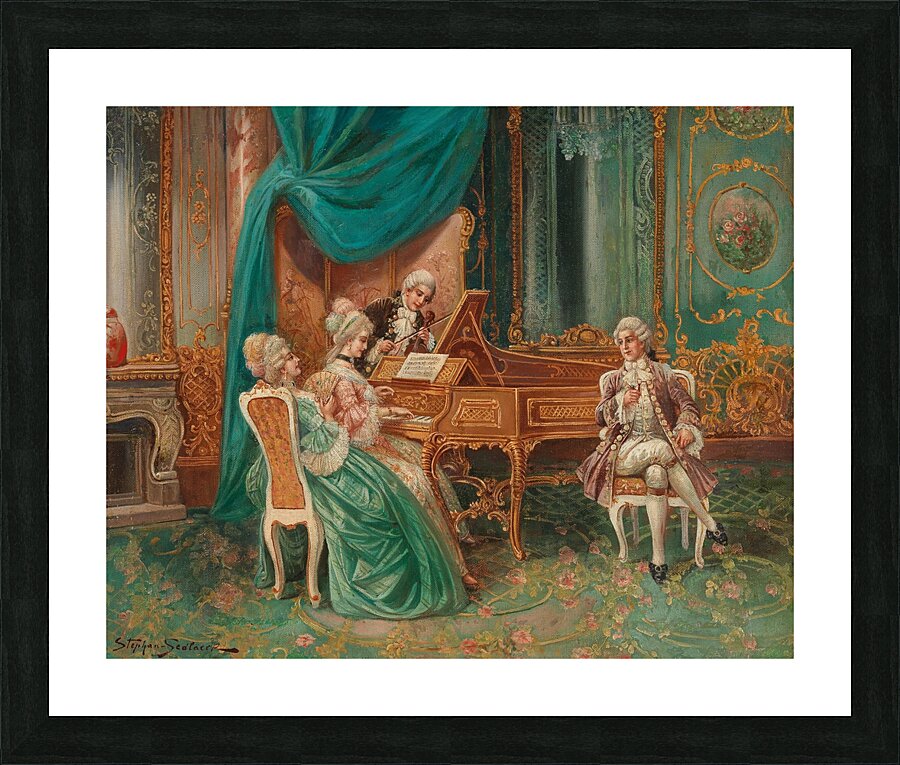 Musical Entertainment by Stephan Sedlacek [1868–1936] Picture Frame print