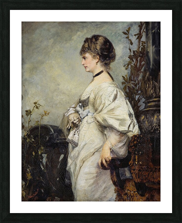 Magdalena Plach [1870] by Hans Makart [1840–1884] Picture Frame print