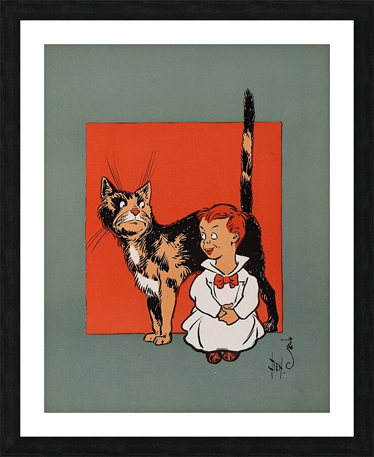 Denslow’s Mother Goose Pl 17 [1901] by William Wallace Denslow [1856–1915] Picture Frame print