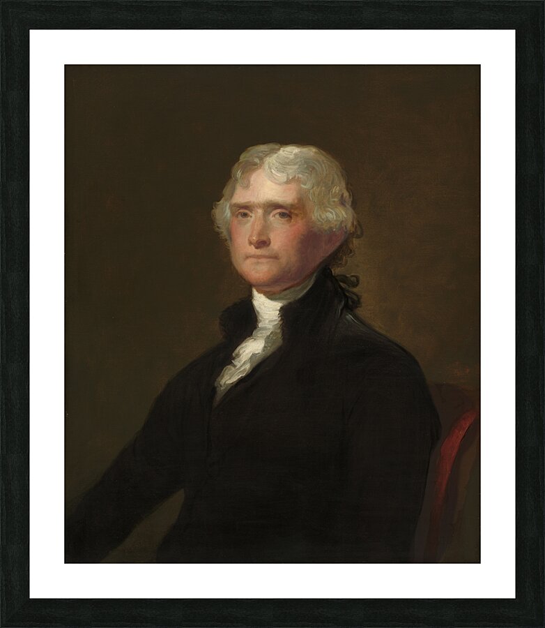 Thomas Jefferson [1848–1879] by George Peter Alexander Healy [1813–1894] Picture Frame print