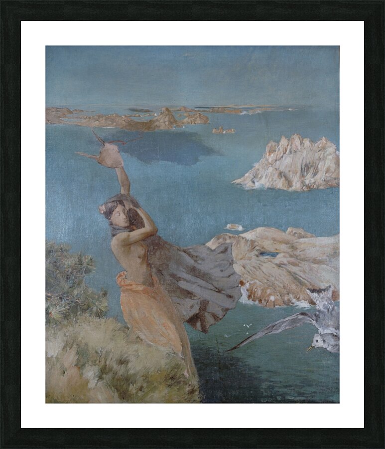 Sapho [1894] by Ary Cornelis Renan [1857–1900] Picture Frame print