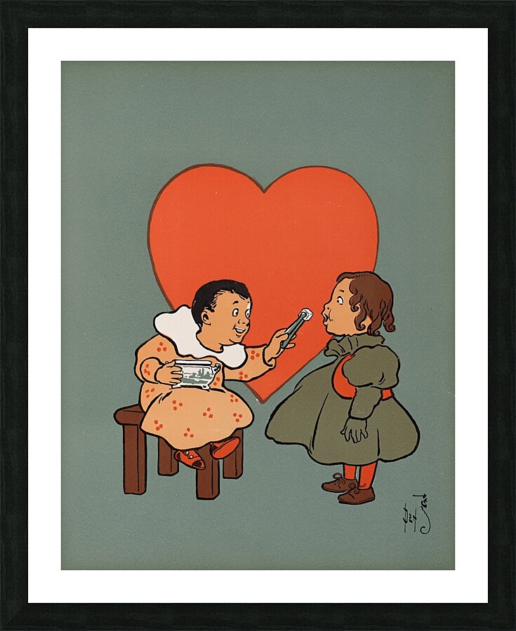 Denslow’s Mother Goose Pl 26 [1901] by William Wallace Denslow [1856–1915] Picture Frame print