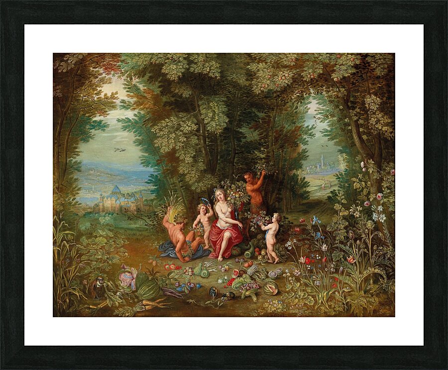 An Allegory of Earth by Jan van Kessel the Younger [1654–1708] Picture Frame print
