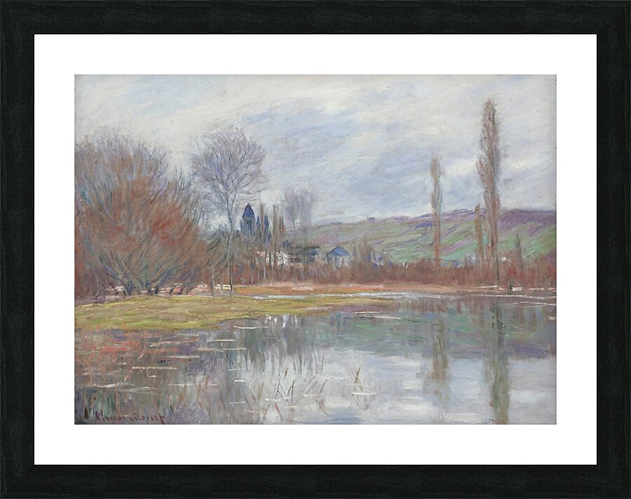 Printemps À Vétheuil [1881] by Claude Monet [1840–1926] Picture Frame print
