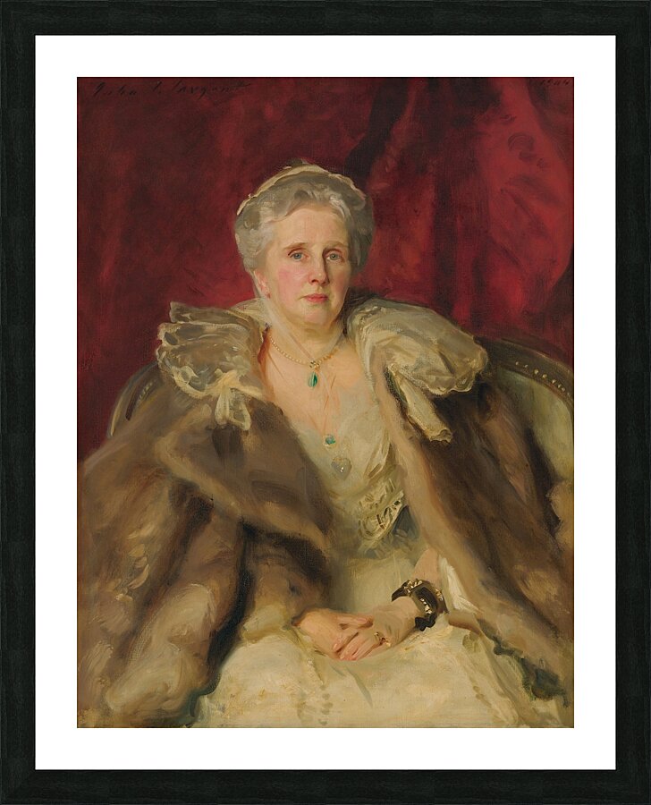 Mrs. Hugh Smith [1904] by John Singer Sargent [1856–1925] Picture Frame print