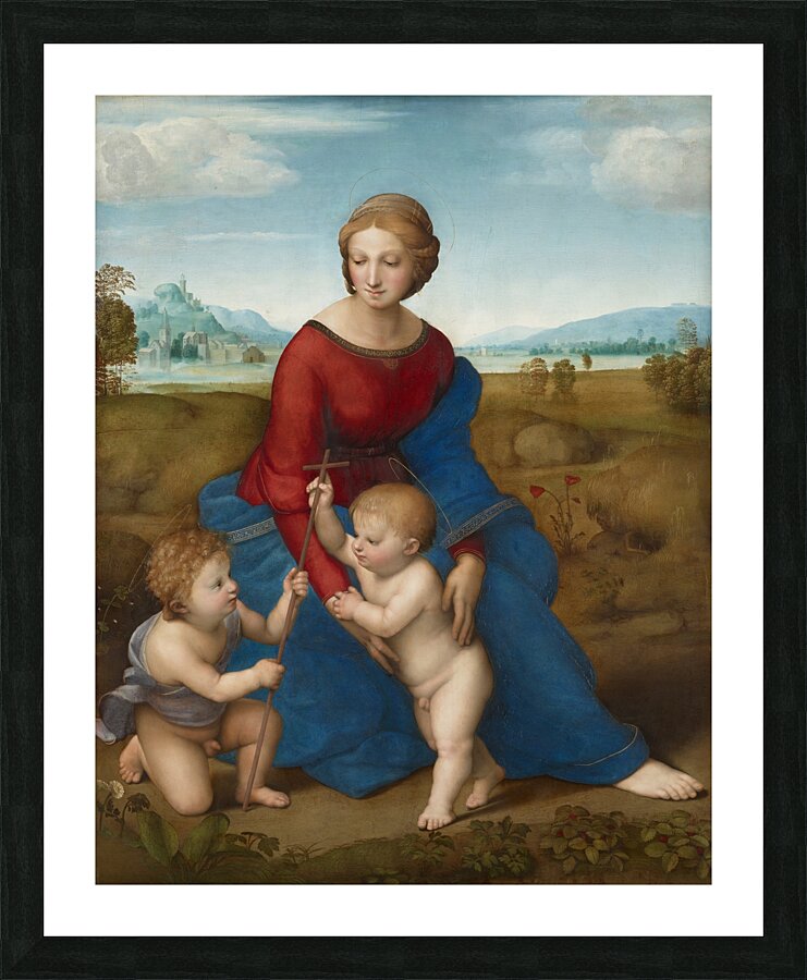 Madonna In The Meadow by Raphael [1483–1520] Picture Frame print