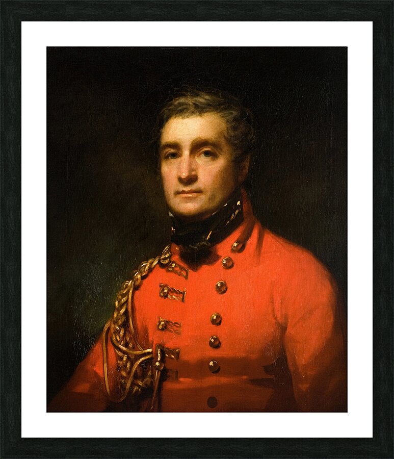 Portrait of General Henry Wynyard [circa 1811–1819] by Sir Henry Raeburn [1756–1823] Picture Frame print