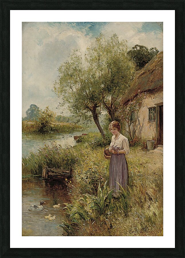 Summertime by Ernest Walbourn [1872–1927] Picture Frame print