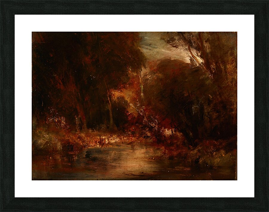 Forest Landscape by François–Auguste Ravier [1814–1895] Picture Frame print