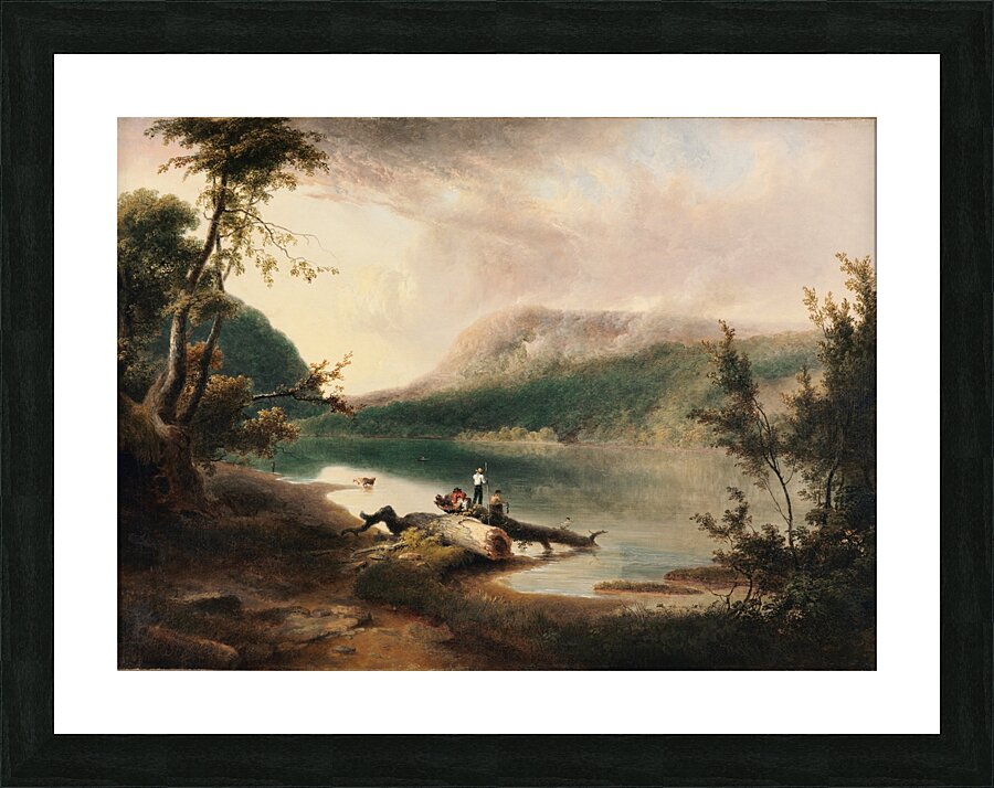 Delaware Water Gap by Thomas Doughty [1793–1856] Picture Frame print