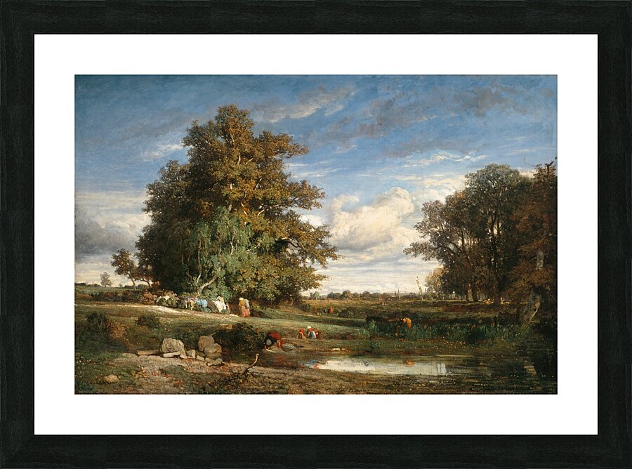The Marsh [1840] by Constant Troyon [1810–1865] Picture Frame print
