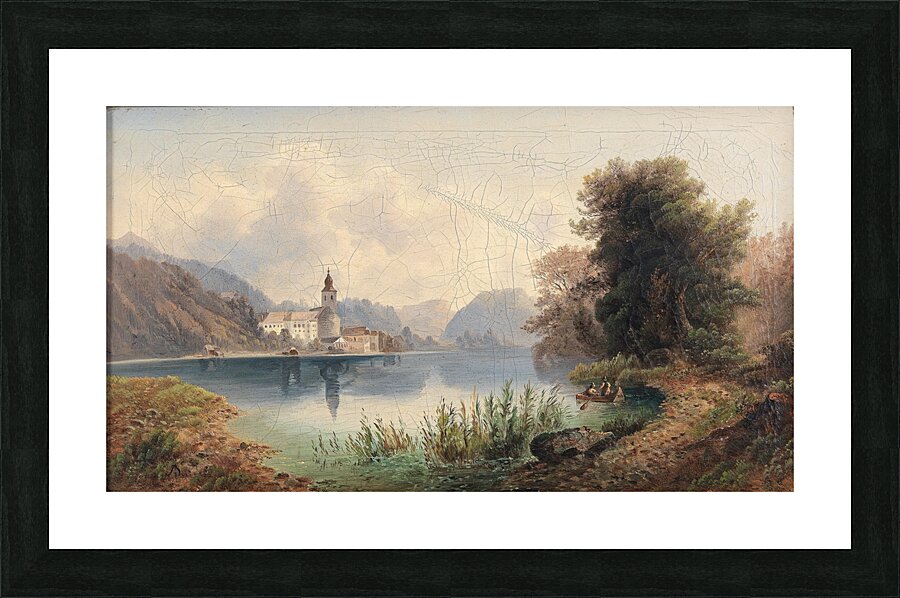 Blick auf Sankt Wolfgang by Emil Barbarini [1855–1933] Picture Frame print