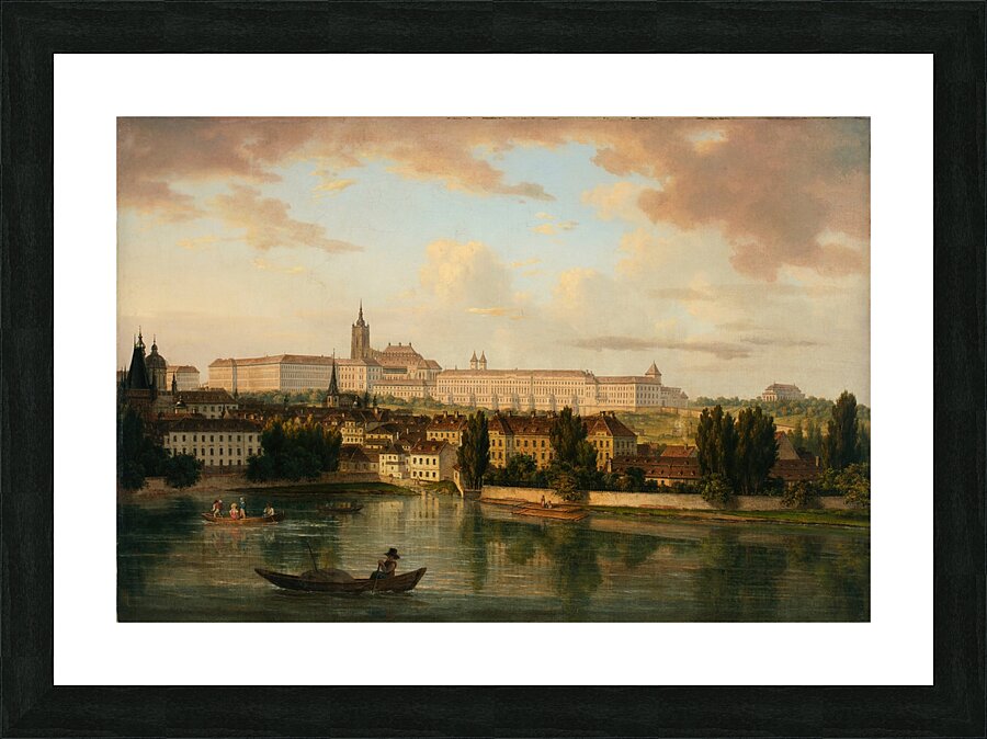 Prager Burg – Hradschin by Alois von Saar [1779–1840] Picture Frame print