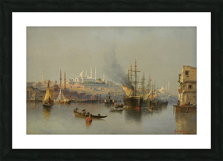 Constantinople by Karl Kaufmann [1843–1905] Picture Frame print