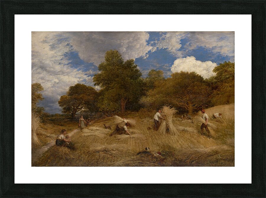 Wheat by John Linnell [1792–1882] Picture Frame print