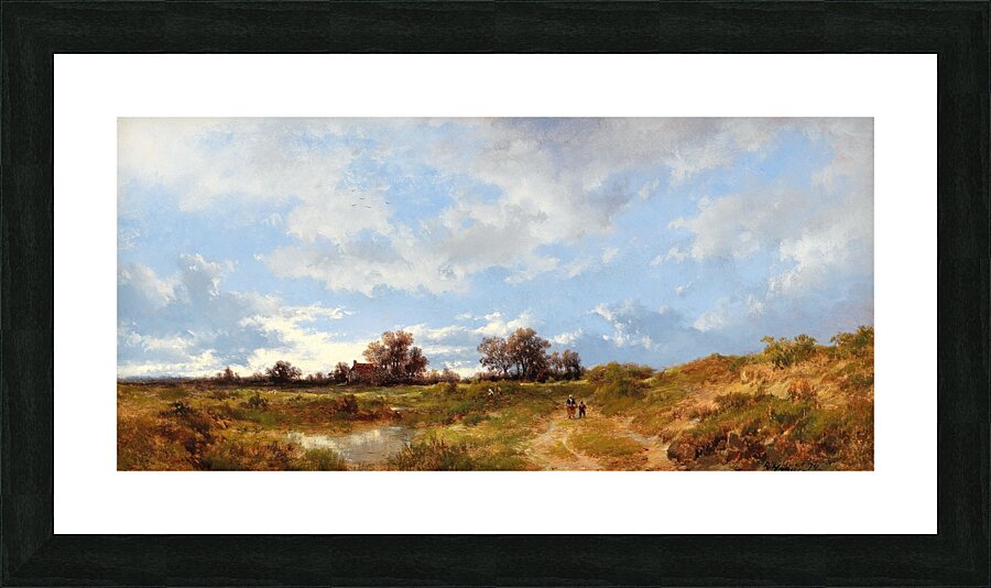 Open Landscape by Remigius Adrianus van Haanen [1812–1894] Picture Frame print