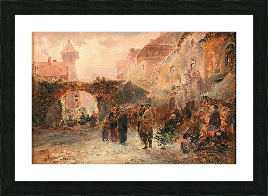 At Christmas Time by Emil Barbarini [1855–1933] Picture Frame print
