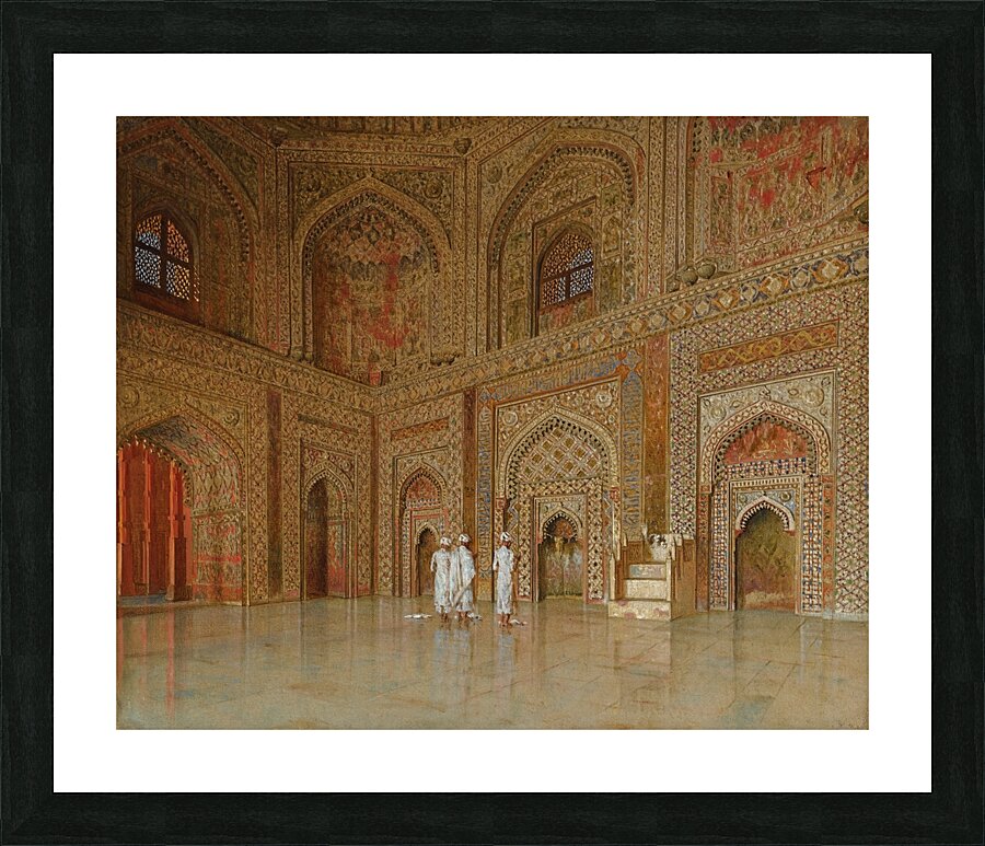 The Chief Mosque In Futtehpore Sikri [1880] by Vasily Vereshchagin [1842–1904] Picture Frame print