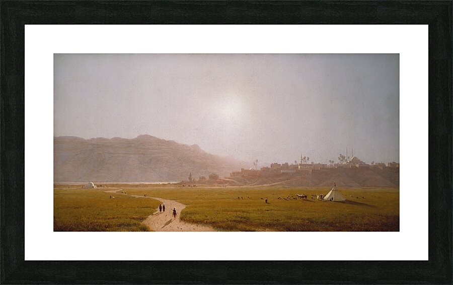 Siout.Egypt [1874] by Sanford Robinson Gifford [1823–1880] Picture Frame print