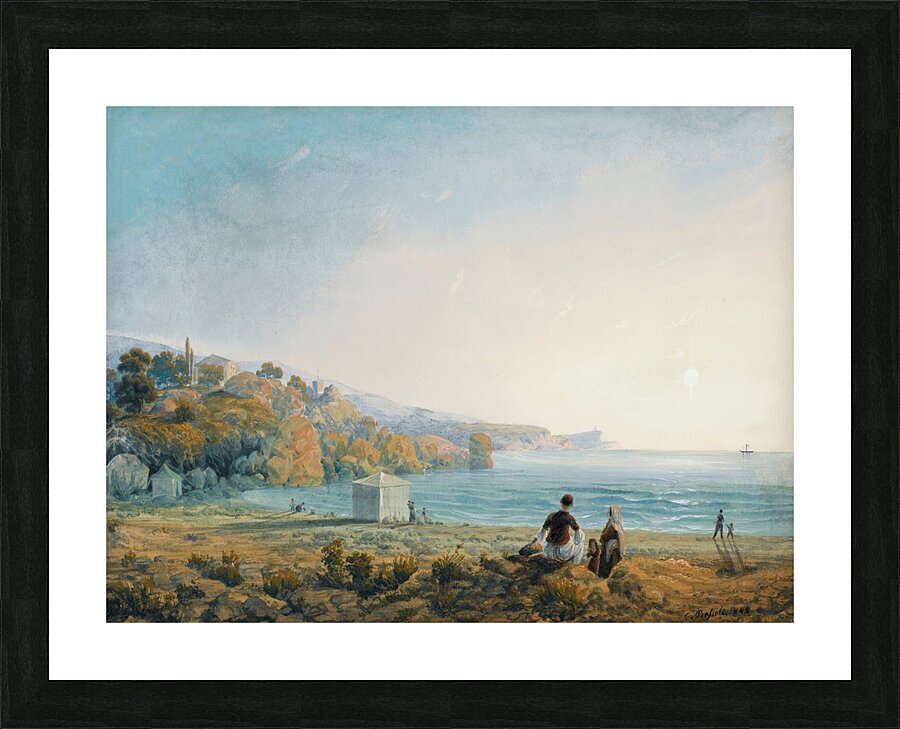 Seven Views Of Miskhor In The Crimea Vii [1841–1842] by Carlo Bossoli [1815–1884] Picture Frame print