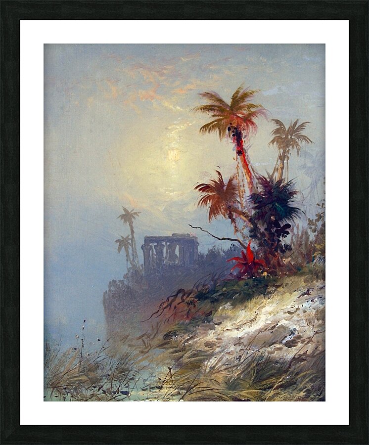 Egyptian Landscape by Charles Morgan McIlhenney [1858–1904] Picture Frame print