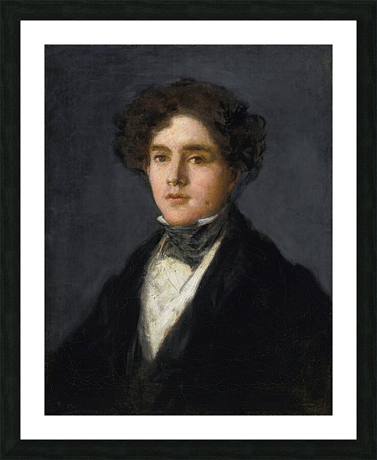 Portrait Of Mariano Goya. The Artist’s Grandson [1827] by Francisco de Goya [1746–1828] Picture Frame print