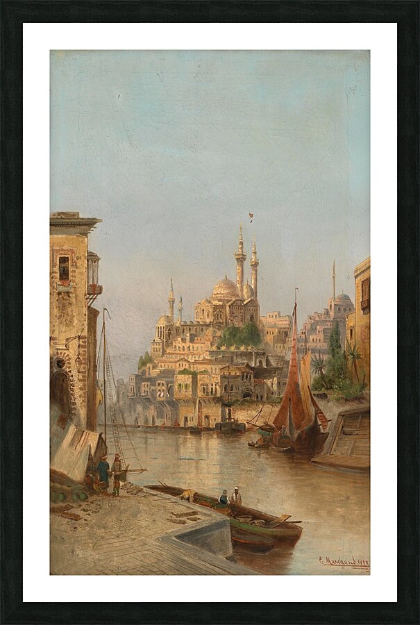 Partie Aus Istanbul [1899] by Karl Kaufmann [1843–1905] Picture Frame print