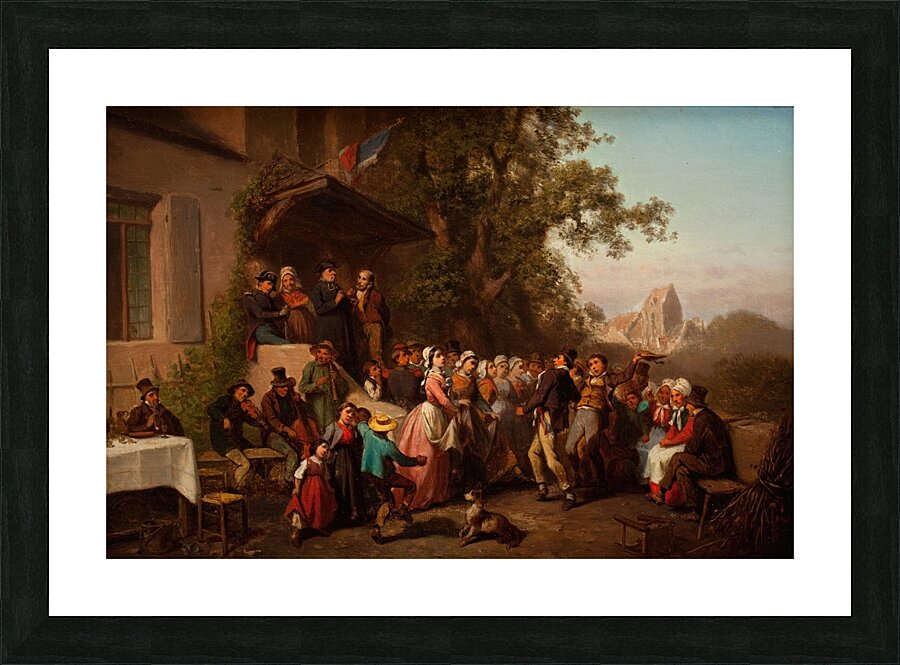 The Reception by Ferdinand Maröhn [1839–1865] Picture Frame print