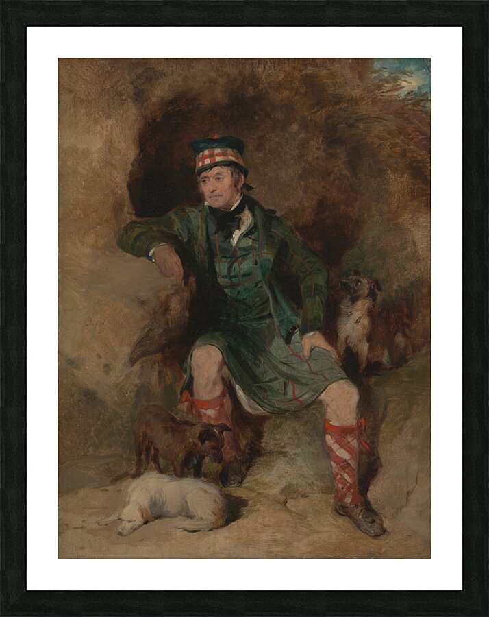 Donald McIntyre by Sir Edwin Henry Landseer [1802–1873] Picture Frame print