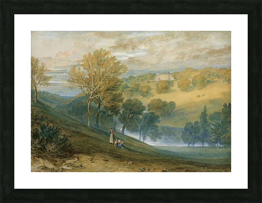 Gledhow Hall. Yorkshire by Joseph Mallord William Turner [1775–1851] Picture Frame print