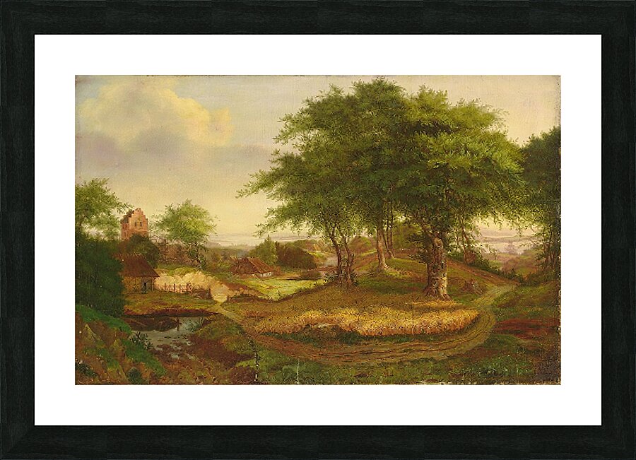 Parti Fra Nordsjælland by Carl Georg Scheuermann [1803–1859] Picture Frame print