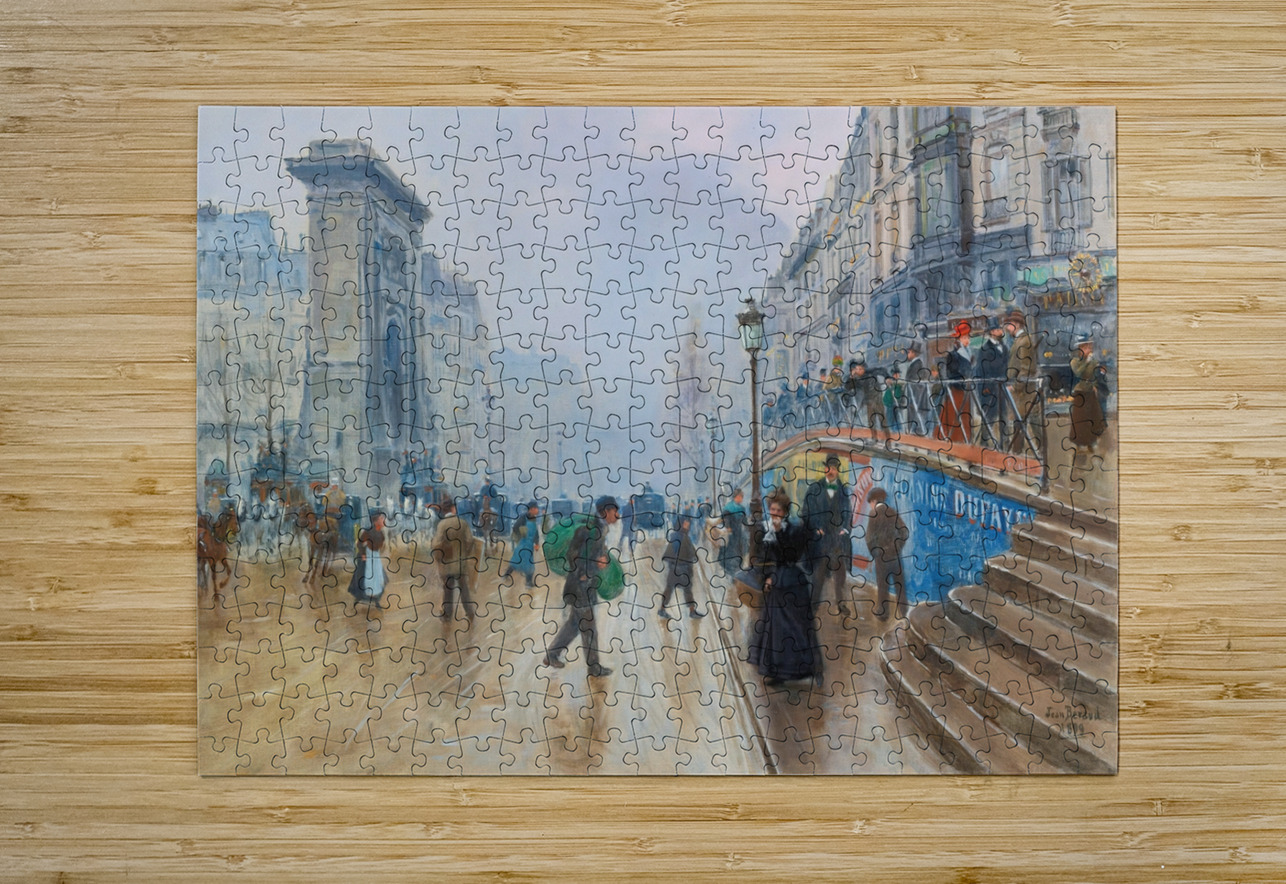 Le boulevard Saint–Denis à Paris [1899] by Jean Béraud [1849–1935