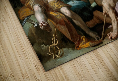 Mercury. Argus and Io [Circa 1592] by Abraham Bloemaert [1564–1651] MyCozyFineArt puzzle