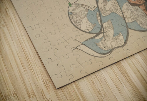 Idleness [Tsurezure] [1909–1910] by Kamisaka Sekka [1866–1942] MyCozyFineArt puzzle