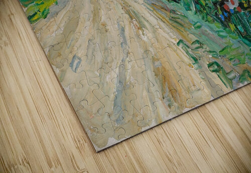 Kallmünz – Nature study on the yellow stagecoach [1903] by Wassily Kandinsky [1866–1944] MyCozyFineArt puzzle