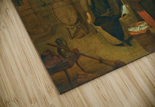 An Interior With a Woman Peeling Turnips by Quirijn Van Brekelenkam [1622–1669] MyCozyFineArt puzzle