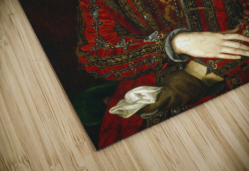 Eleonora di Toledo [c. 1560] by Agnolo Bronzino [1503–1572] MyCozyFineArt puzzle