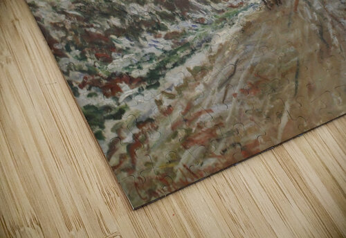 Village Street. Vétheuil [1879] by Claude Monet [1840–1926] MyCozyFineArt puzzle