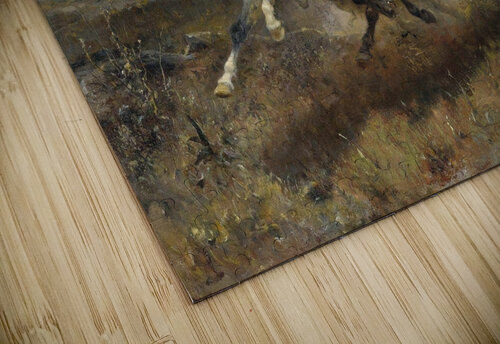 The Chase by Adolf Schreyer [1828–1899] MyCozyFineArt puzzle