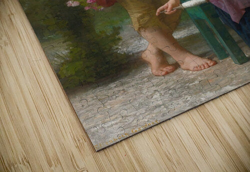 Before The Engagement by Elizabeth Jane Gardner Bouguereau [1837–1922] MyCozyFineArt puzzle