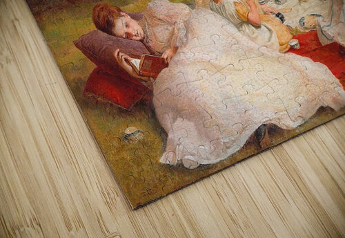 The Picnic [1870] by James Archer [1822–1904] MyCozyFineArt puzzle