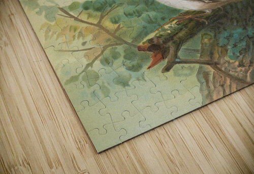 Certhia familiaris. Certhia familiaris brachydactyla by Johann Friedrich Naumann [1780–1857] MyCozyFineArt puzzle