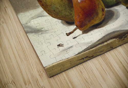 Three Pears and an Apple [1857] by David Johnson [1827–1908] MyCozyFineArt puzzle