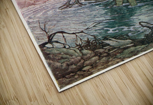 Curdie had again and again to carry her [1949] by Charles Folkard [1878–1963] MyCozyFineArt puzzle