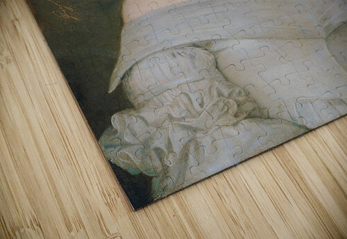 Dame in hellblauem Kleid [1840] by Johann Baptist Reiter [1813–1890] MyCozyFineArt puzzle