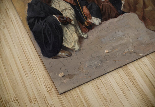 A Council Of Elders by Ludwig Deutsch [1855–1935] MyCozyFineArt puzzle