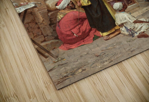 The musician [1889] by Arthur Von Ferraris [1856–1936] MyCozyFineArt puzzle