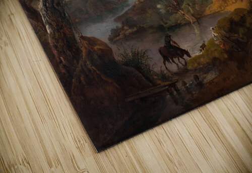 View in Suffolk [c. 1755] by Thomas Gainsborough [1727–1788] MyCozyFineArt puzzle